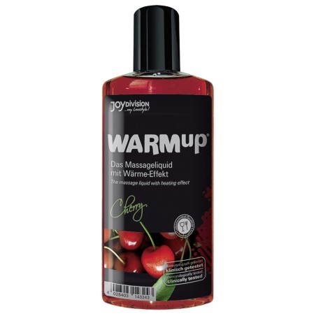 OLIO PER MASSAGGI ALLA CILIEGIA CON EFFETTO CALORE \WARMUP\ - 150 ML