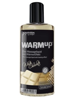 OLIO PER MASSAGGI AL CIOCCOLATO BIANCO CON EFFETTO CALORE \"WARMUP\" - 150 ML