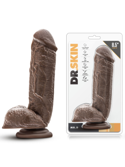 FALLO REALISTICO "DR. SKIN MR D COCK 8.5" CHOCOLATE