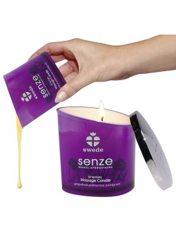 CANDELA DA MASSAGGIO ALLA LAVANDA \"SENZE\"