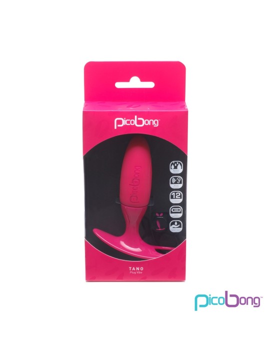 PLUG ANALE VIBRANTE PICOBONG \"TANO\" ROSSO