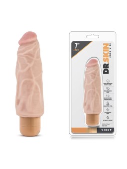 VIBRATORE REALISTICO DR. SKIN COCK VIBE 9 CARNE -