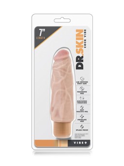 VIBRATORE REALISTICO "DR. SKIN COCK VIBE 9" CARNE -